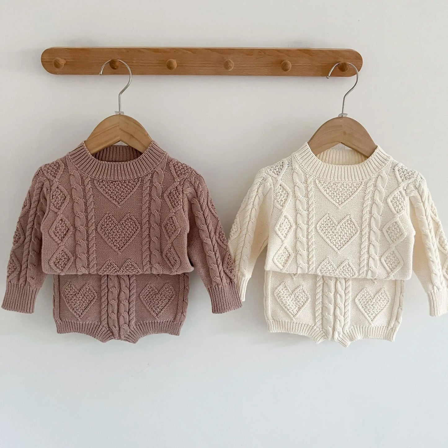 Dusty Pink Sweetheart Knit