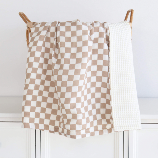 Double Layered Mini Check Blanket