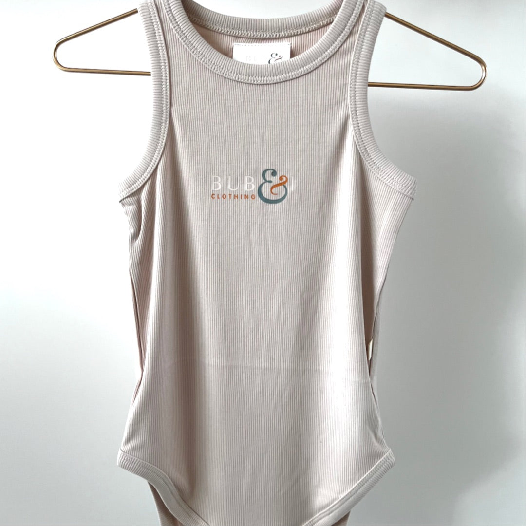 Beige Baby Body Suit