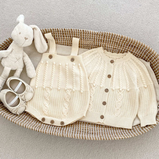 Dreamy Knit Overall Romper