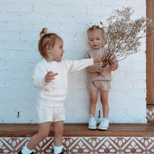 Vanilla Sweetheart Knit