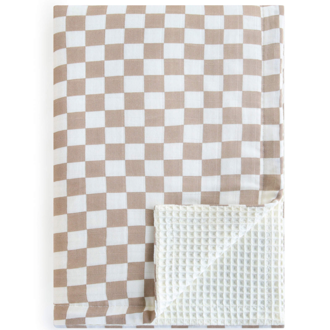Double Layered Mini Check Blanket