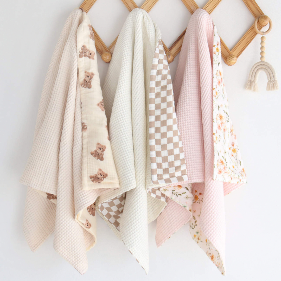 Double Layered Floral Blanket