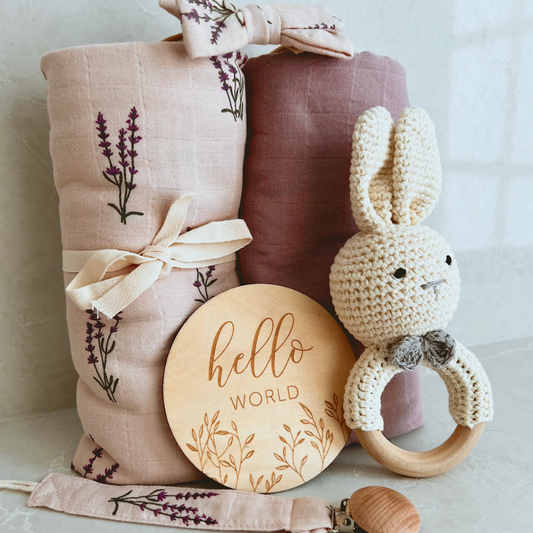 lavender baby gift set