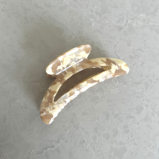 Nude & Cream hair clip